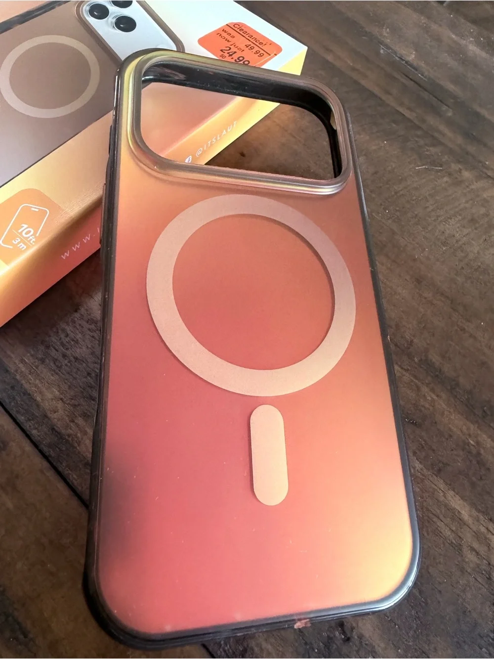 NWT MagSafe-Compatible iPhone 17 Pro Case - Orange
